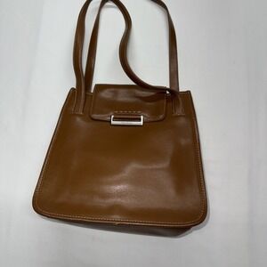 Cole Haan Women's Brown Leather Bag with Multiple Inner Pockets